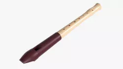 Soprano flute 3D model