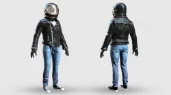 Spacesuit Astronaut Rigged 3D model