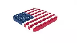 Square Flag of United States Pop It Fidget Toy 3D model