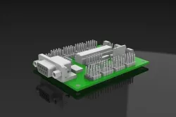 Srs232 Module for stepper motor 3D model
