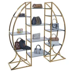 Stand bookshelf shopping centre decorative shelf Home 3D model