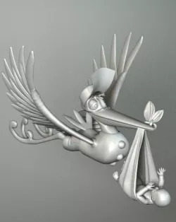 STORK 2 3D model