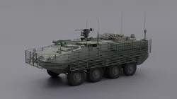 Stryker US Army Infantry Carrier Vehicle 3D model