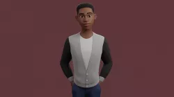 Stylized Boy NOT Rigged 3D model