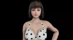 Summer Teen Low-poly 3D model
