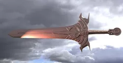 Sun God Claymore  3D model