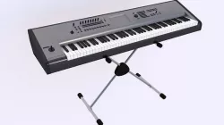 Synth Keyboard Korg  3D model