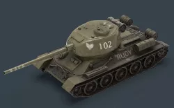 T-34 85 RUDY 3D model