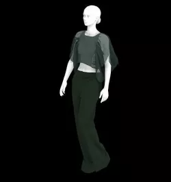 Tailoring Pants 3D model