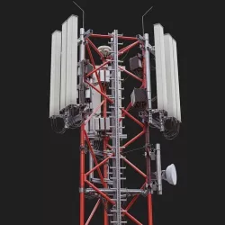 Telecommunication Cell Tower 3D model