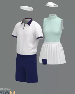 Tennis Outfit 3D model
