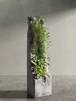Terraforms Garden Pillar 3D model