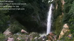 the ancient forest model pack-cliff-stones-woods 3D model