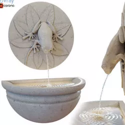 Tree Frog Stone Water Feature - Fountain 3D model