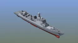 Type052C Destroyer 3D model