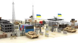Ukraine Military Base Low-poly 3D model