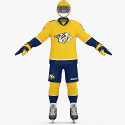 Uniform Nashville Predators 3D model