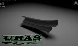 URAS vortex generator 3D model