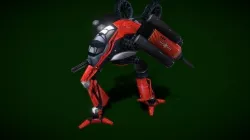 V5 Robots HCL Low-poly 3D model