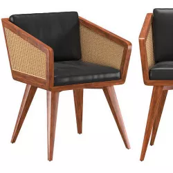 VINNY JAY RATTAN CHAIR 3D model
