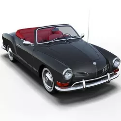 Volkswagen Karmann Ghia Convertible 3D model