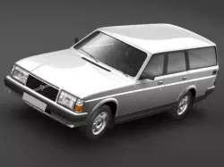 volvo 240 3D model