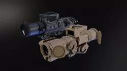 Vortex XM157 NGSW FC Optic Low-poly 3D model