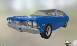 VR Ready - 1968 Chevelle SS 3D model