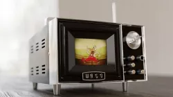 WAGO Vintage TV Lighter without the Lighter - Vintage - Retro TV 3D model