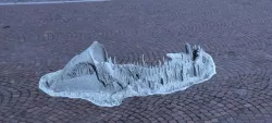 Whale bones 3D model