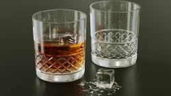 Whisky Glass 3D model