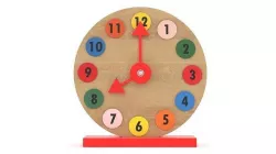 Wooden Clock 3D model