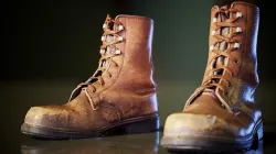 Worn Out Boot R Low-poly 3D model