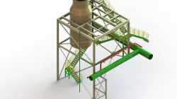 Access ladder.