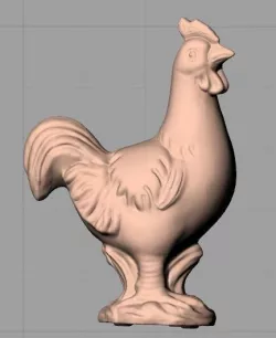 Animal sculpture model chicken A046 3D model