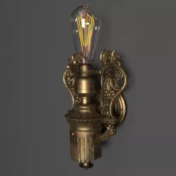 Antique loft Wall Light 3D model