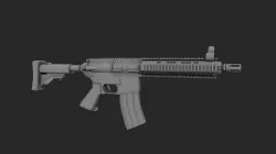 AR-15 Low-poly  3D model