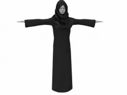 arab women Low-poly  3D model