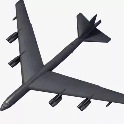 B52 Stratofortress Bomber 3D model