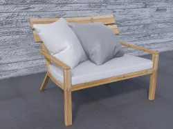 Balam Lounge Chair 3D model