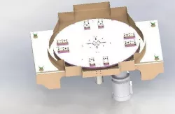 Cam rotate platform 3D model