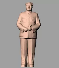 Chinese character sculpture model Great man Mao Zedong C108 3D model