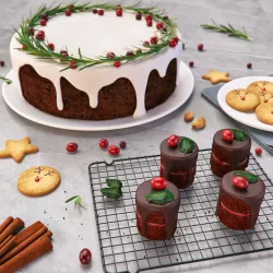 Christmas Food Set 3D model