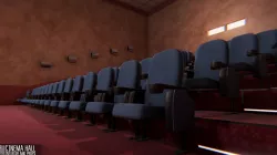 Cinema hall 3D model