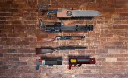 Classic Shooter Weapons Pack Low-poly  3D model