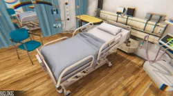 Clinic - Hospital room Low-poly  3D model
