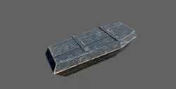 Coffins Pack Low-poly  3D model