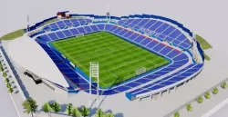Coliseum Alfonso Perez - Getafe FC Low-poly  3D model