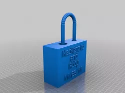 Customizable Bridge Love Lock