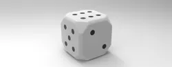 Dice cube 3D model